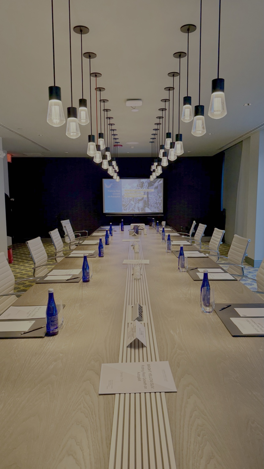 Boston Study Club educational session in an elegant boardroom